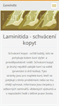 Mobile Screenshot of laminitis.cz