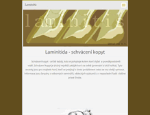 Tablet Screenshot of laminitis.cz